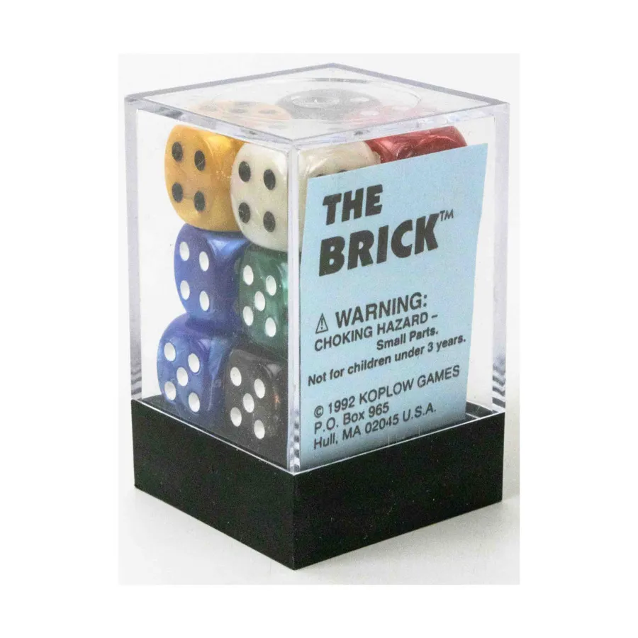 

Кирпич, The - d6 Мраморное ассорти (12), Dice - Opaque (Koplow)