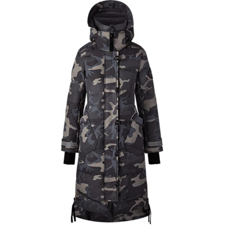 Canada Goose Пуховая куртка Aldridge Series женская, черная камуфляжная — фото 3