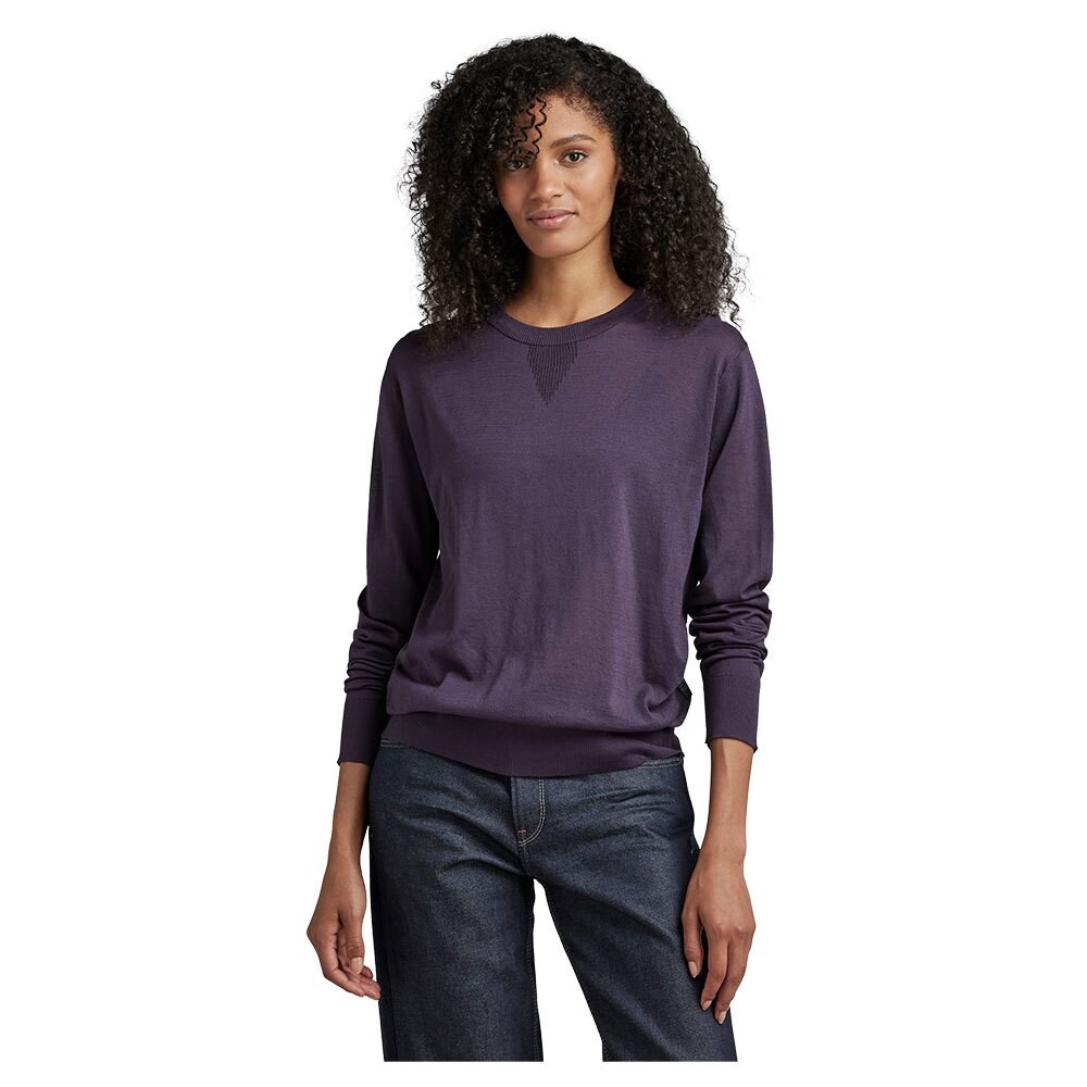

Свитер G-Star Core Round Neck, фиолетовый