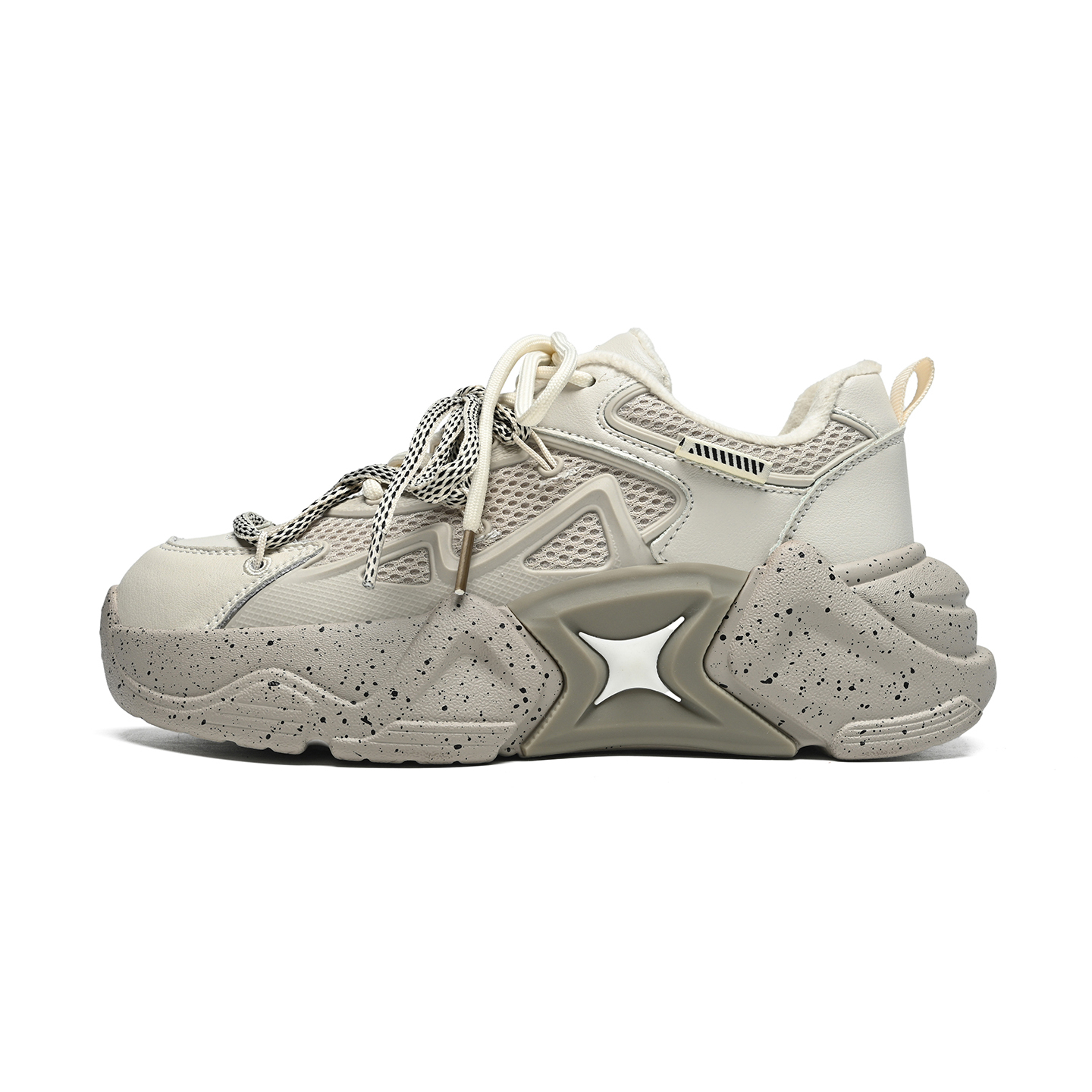 

Износостойкие дышащие низкие массивные кроссовки unisex ZHR, серый