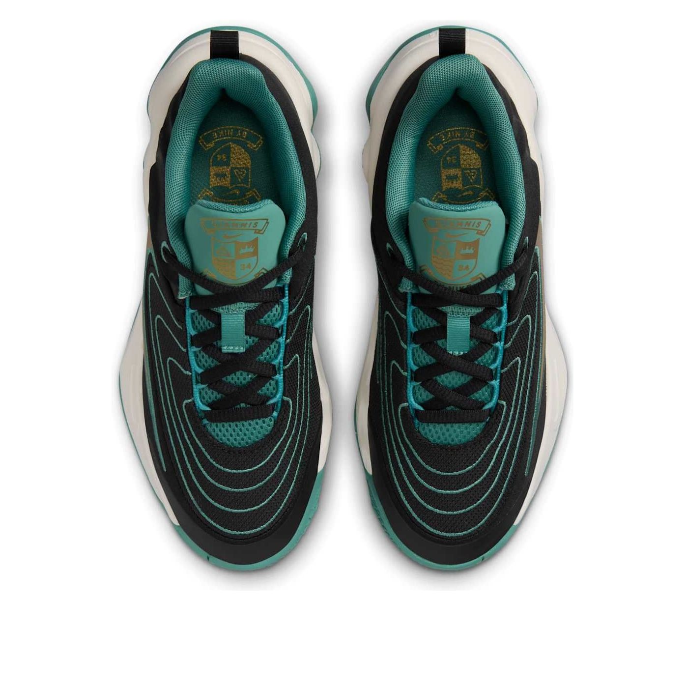 Кроссовки (GS) Nike Giannis Immortality 4 'Black Bicoastal Pale Ivory Metallic Gold' — фото 4