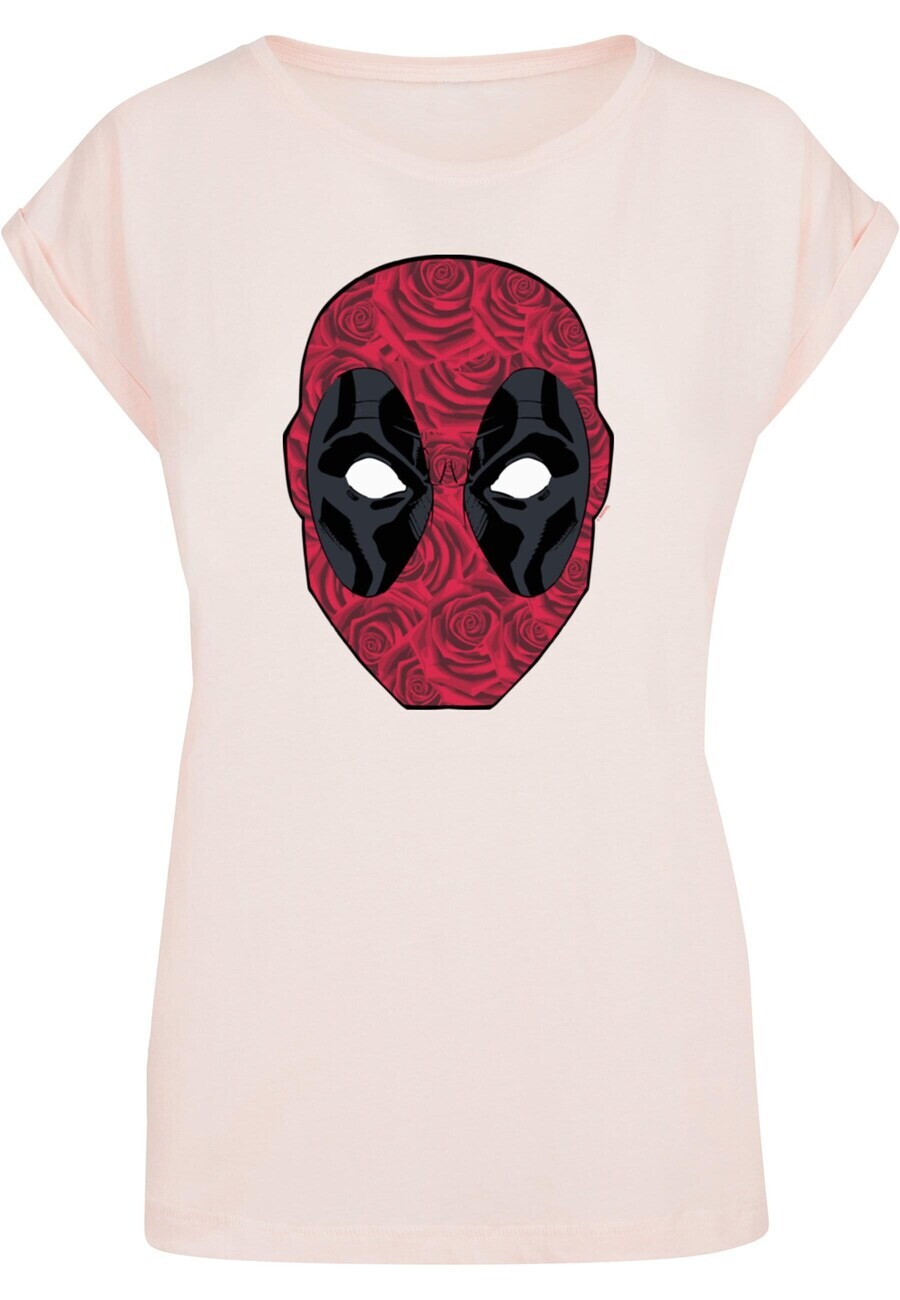 

Футболка ABSOLUTE CULT Shirt Deadpool - Head Of Roses, цвет powder