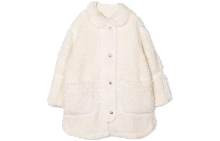 

Детское шерстяное пальто Chloé, экрю