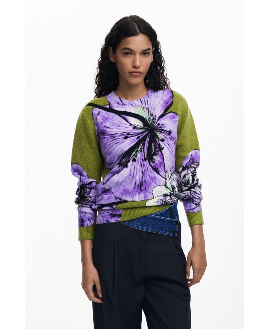 

Женский свитер, разработанный г-ном Кристианом Лакруа Desigual, Lilac