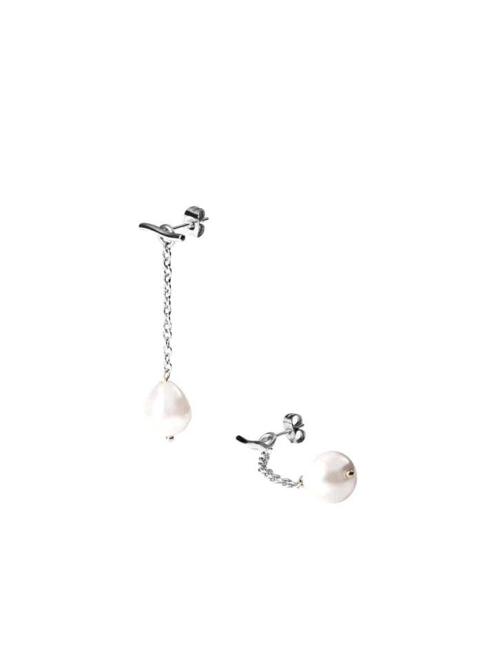 

PURELEI Серьги-подвески с жемчугом, серебряные