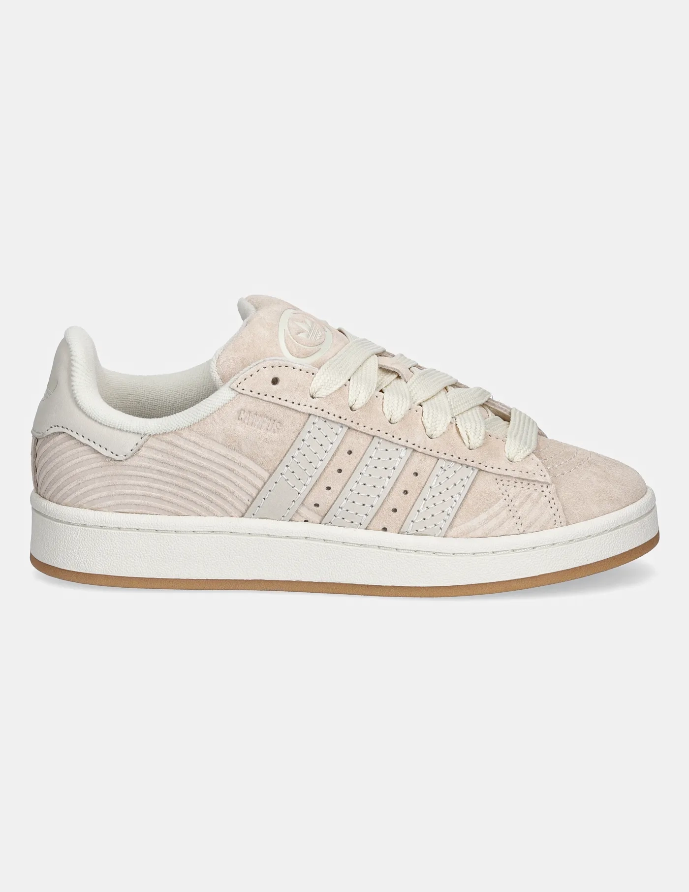 Замшевые кроссовки Campus 00s adidas Originals, бежевый — фото 3
