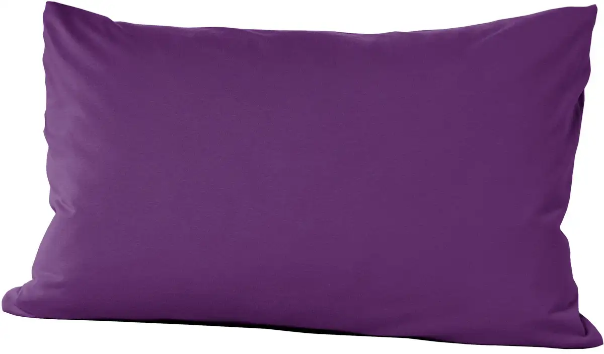 

Чехол на подушку Primera "Чехлы на подушки из тонкого трикотажа Primera Mako в двойной упаковке" (2 шт.), в различных однотонных тонах 80х80 см, цвет pflaume