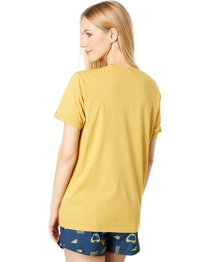 

Футболка Salty Crew La Playa Boyfriend Short Sleeve Tee, золотой