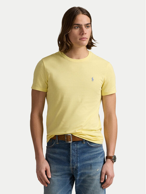 

Облегающая футболка 710671438414 Polo Ralph Lauren, желтый