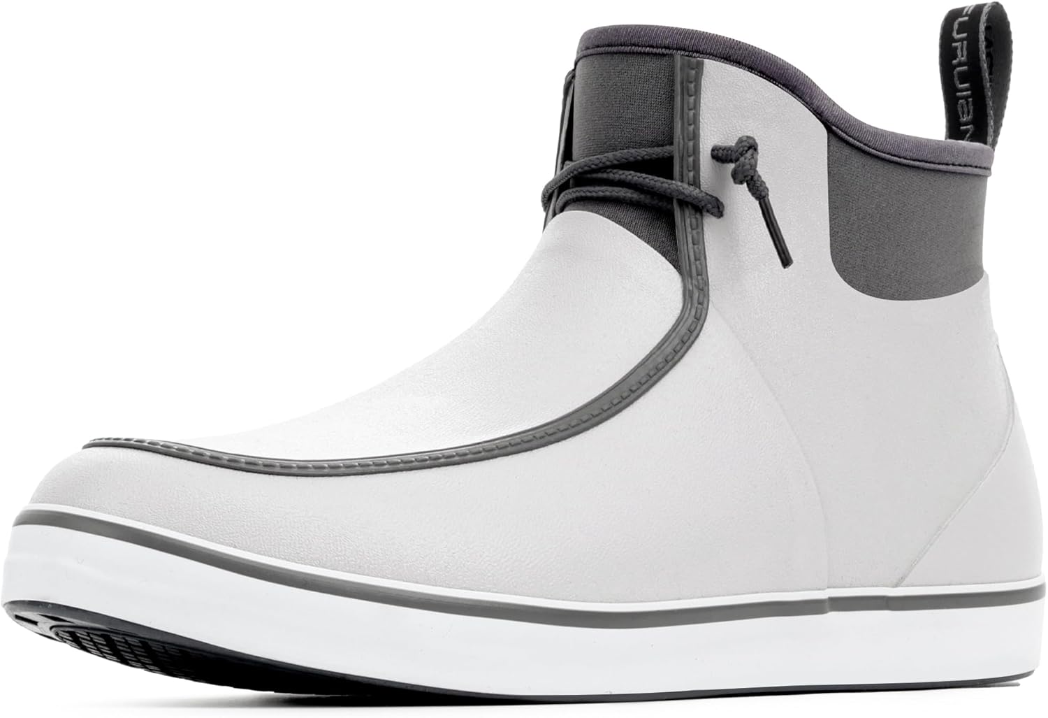 

Мужские водонепроницаемые резиновые сапоги Furuian, стойкие к износу, удобные рыбацкие лоферы, мокасины без шнурков, противоскользящие лодочные туфли для рыбалки, садоводства, повседневной носки, работы и парусного спорта, серый