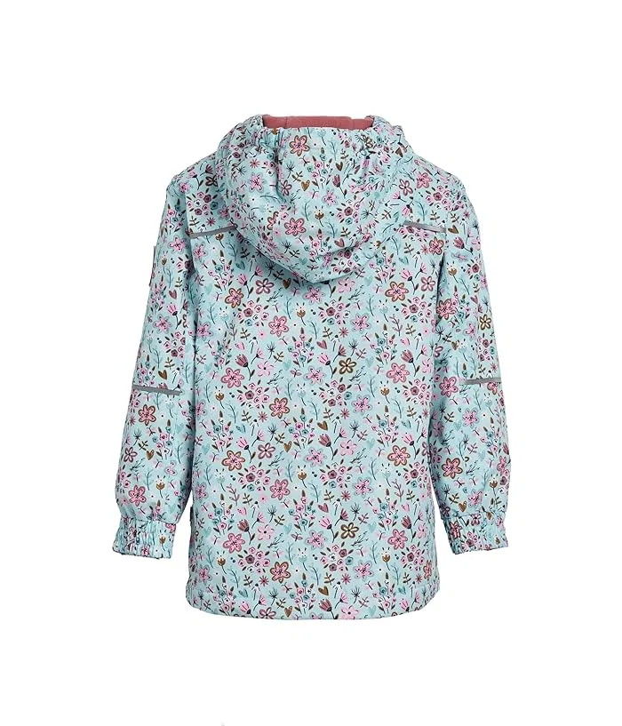 Куртка демисезонная Mid-Season Jacket Deux par Deux, Blue Mini Flower Print — фото 2