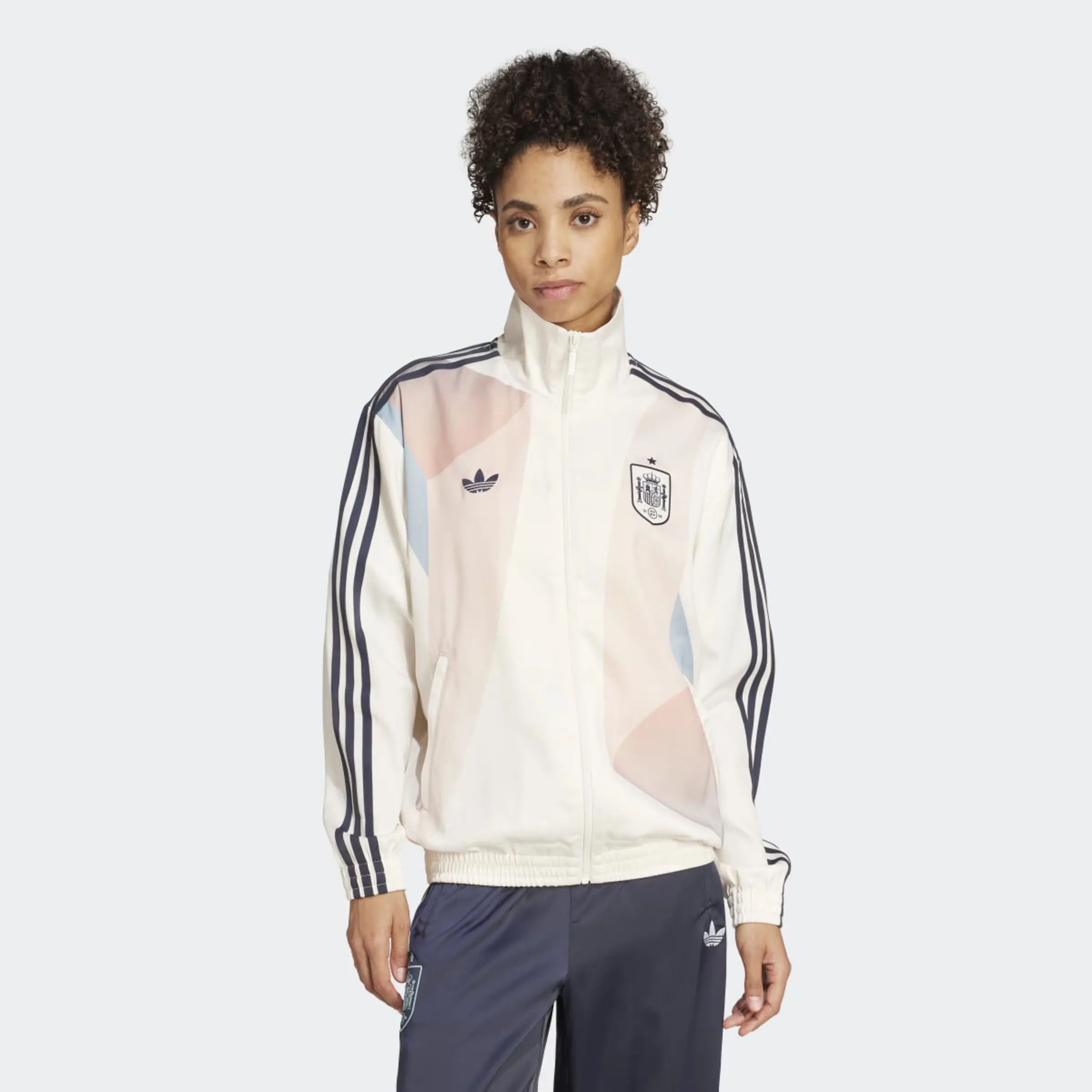 

Женская толстовка España FEF 2025 adidas, белый