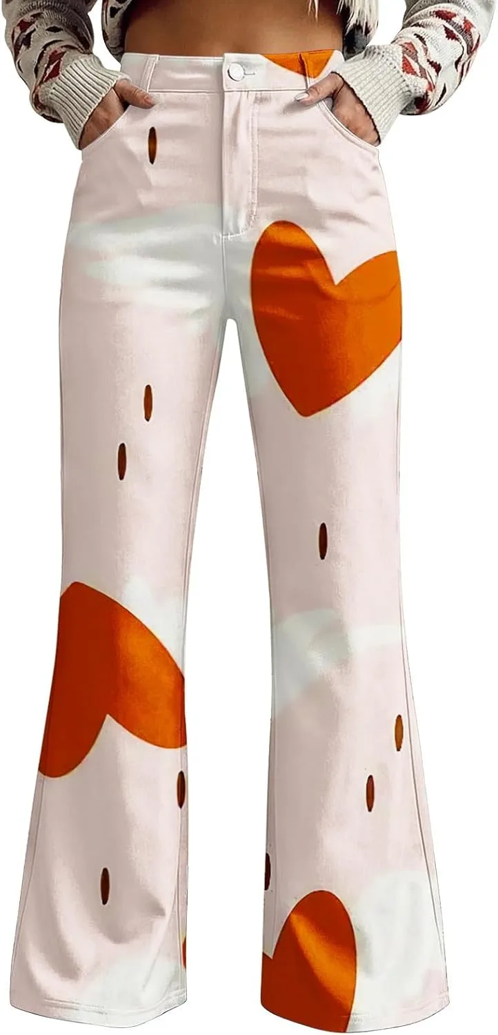 

Джинсы Wide Leg с принтом Valentine