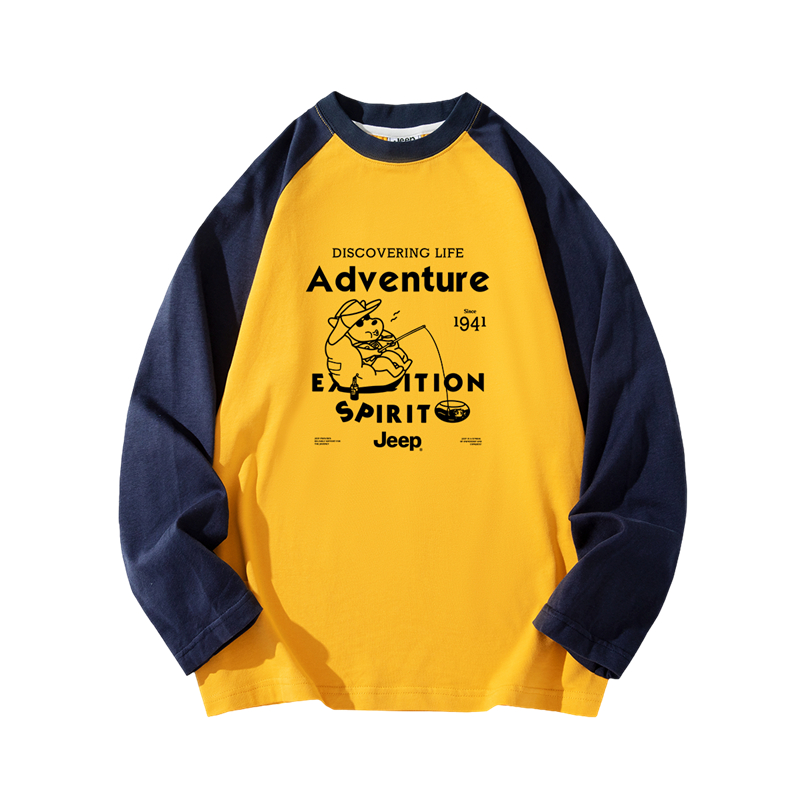 

Футболка для младших школьников Jeep, желтый