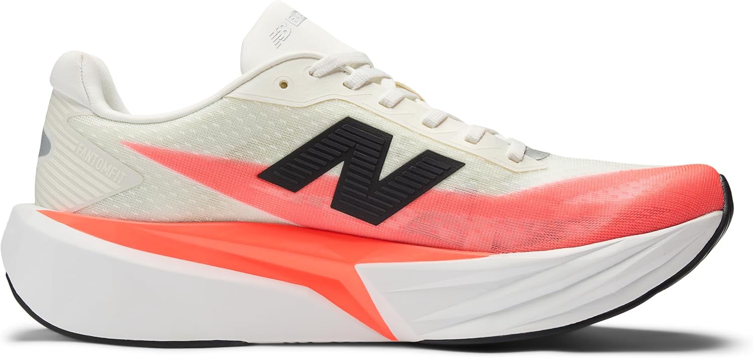 New Balance Мужские бутсы FuelCell Rebel V5, Urgent Red/White/Sea Salt — фото 3