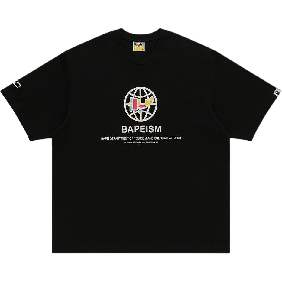 

Футболка Bape X KidSuper Bapeism Logo A BATHING APE, черный