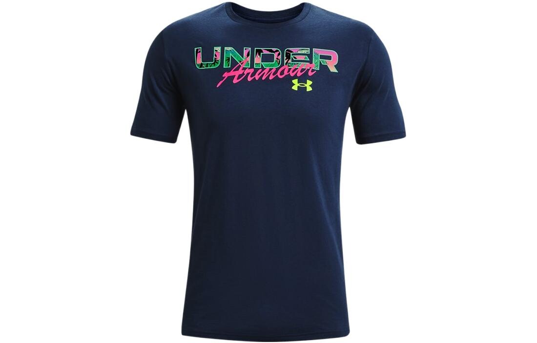 

Футболка мужская темно-синяя Under Armour, темно-синий
