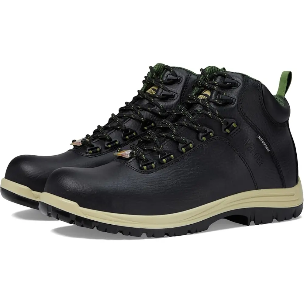 

Мужские рабочие ботинки Avenger A7282, черные, из кожи EH, высота голенища 6 дюймов, композитный носок, ZAP171