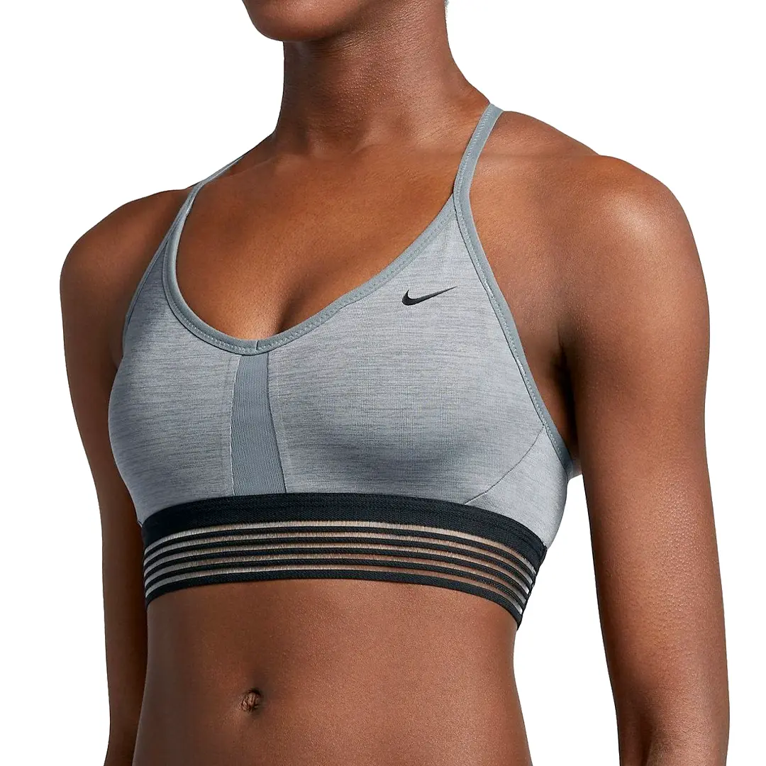 

(WMNS) Спортивный бюстгальтер Nike Indy Light-Support Padded Sports Bra 'Iron Grey'