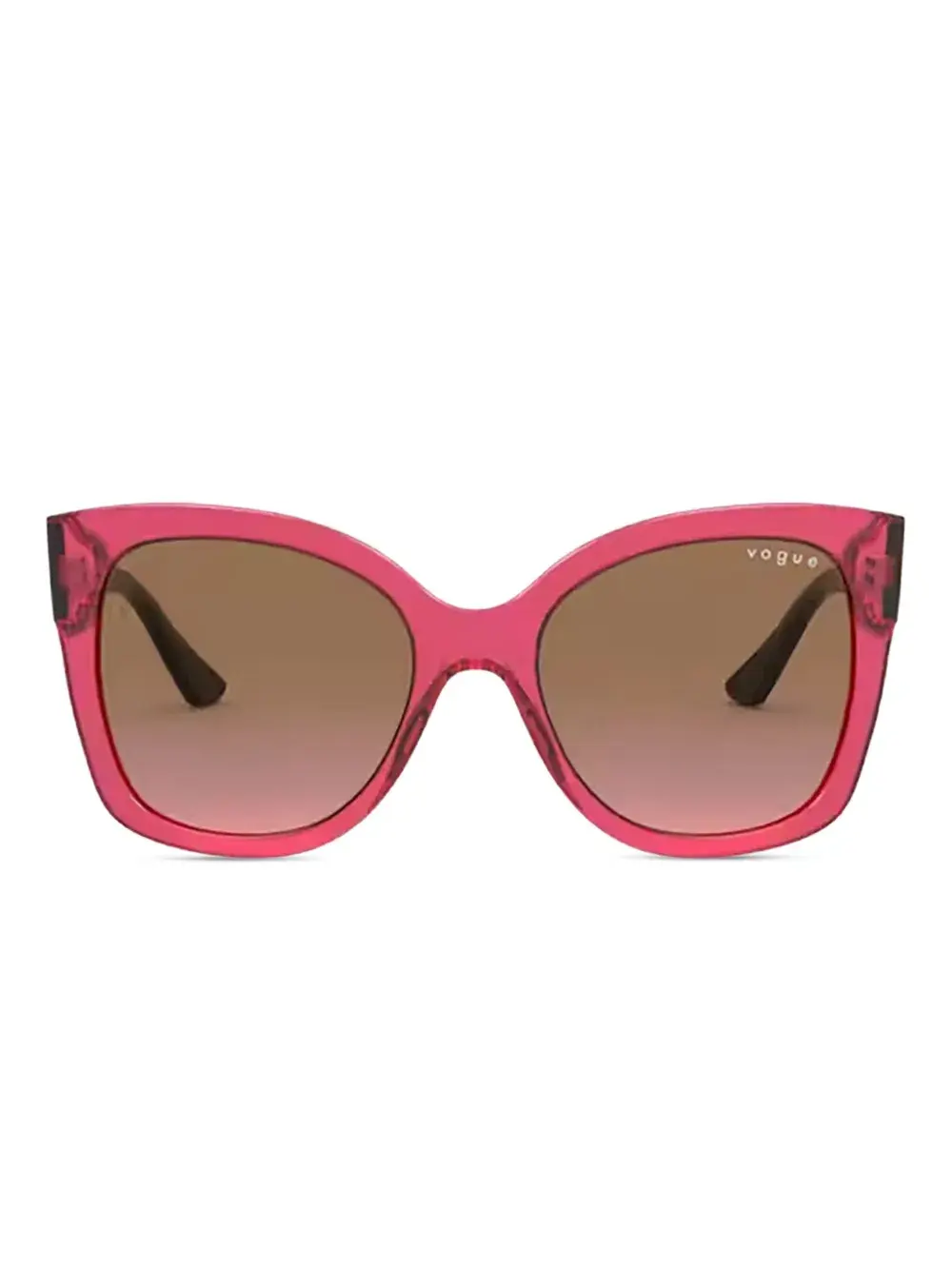 

Солнцезащитные очки в прозрачной оправе Vogue, розовый