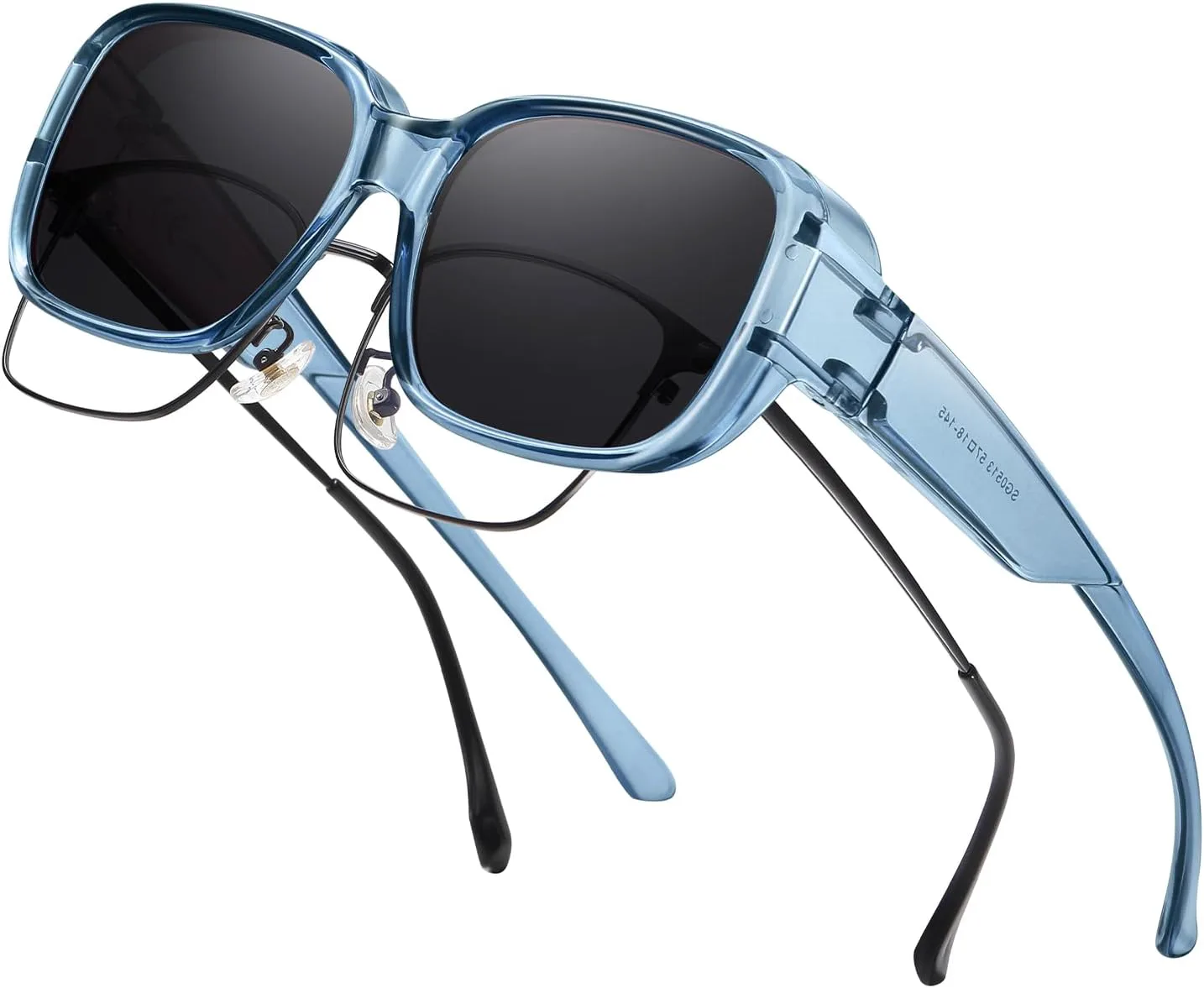 

Поляризованные солнцезащитные очки HAOLOTA для мужчин и женщин, дизайнерские очки для вождения, легкие, с защитой UV400, B03 Size Blue/Grey-fitover Style