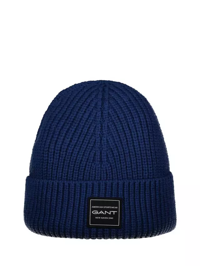 

Шапка GANT Rib Knit, синий