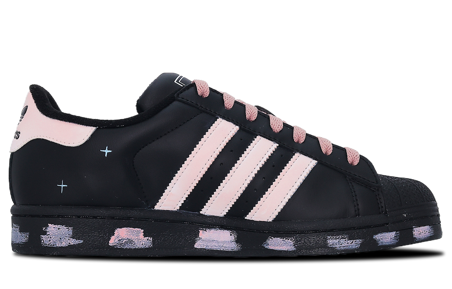 Superstar 2 детские скейтбординговые кроссовки unisex Adidas Originals, черный — фото 3