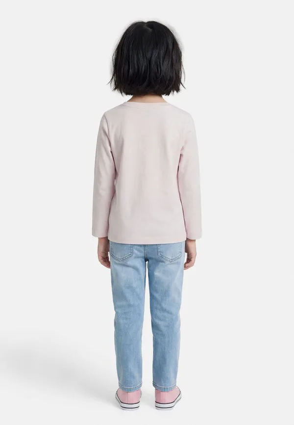 Nmfviolet свободная футболка с длинными рукавами (2 шт.) Name It, Navy Blazer/Lilac Marble — фото 2