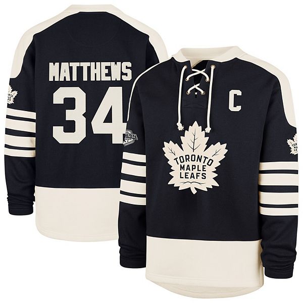 

Мужской свитшот '47 Auston Matthews Toronto Maple Leafs с именем и номером игрока 47 Brand