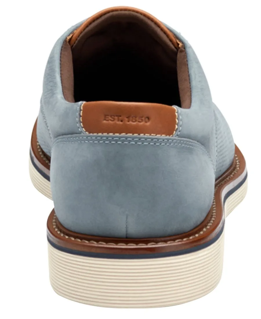 Men's Tyson Perfed Plain Toe Johnston & Murphy, denim синий — фото 3