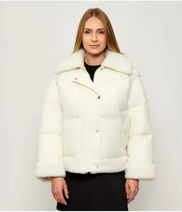 Куртка C_Pajuna regular fit Boss Orange, белый