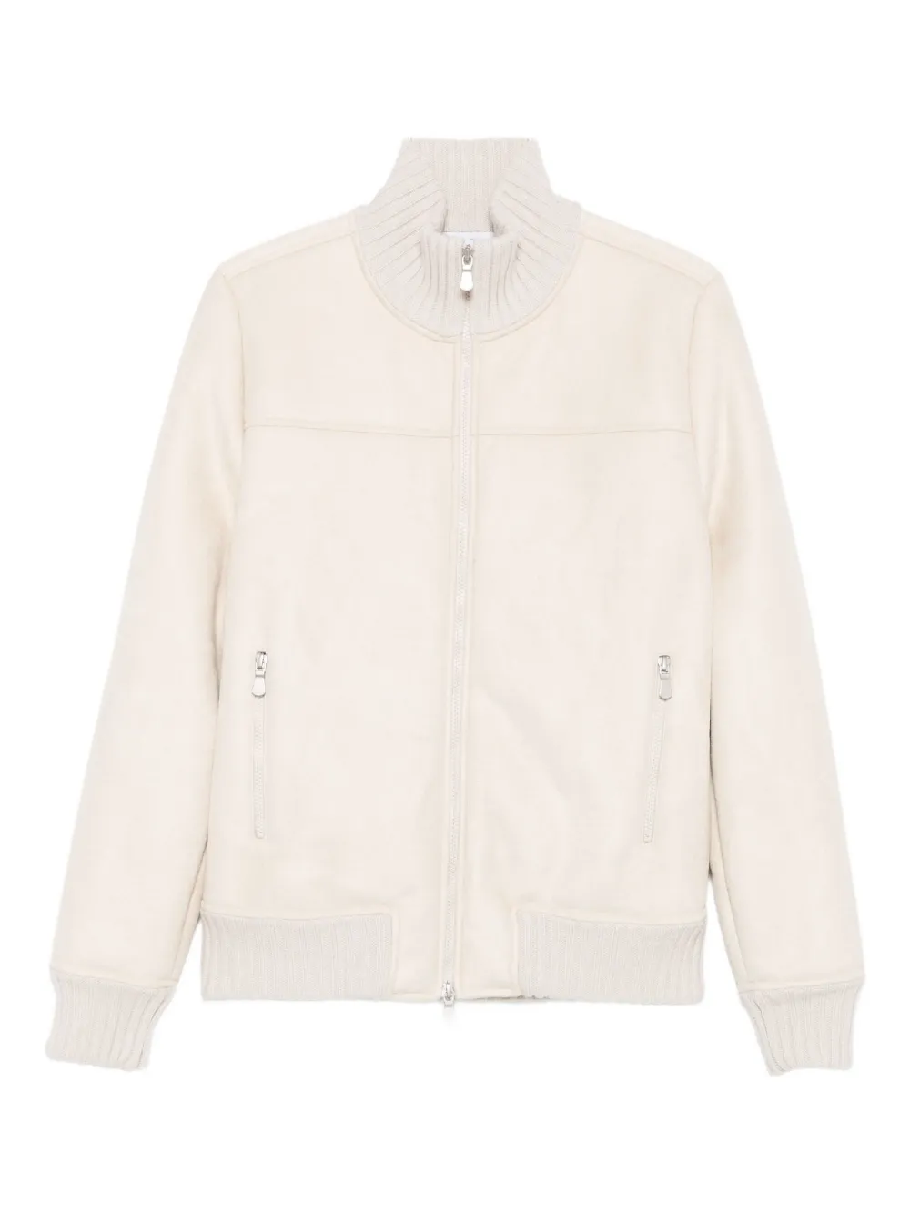 

Рифленая куртка на молнии Gran Sasso, белый