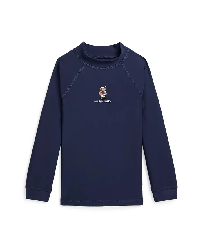 

Рашгард Polo Bear Performance для малышей и маленьких мальчиков Polo Ralph Lauren, синий