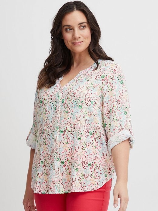 

Блузка с короткими рукавами fpbobbi Fransa, бежевый