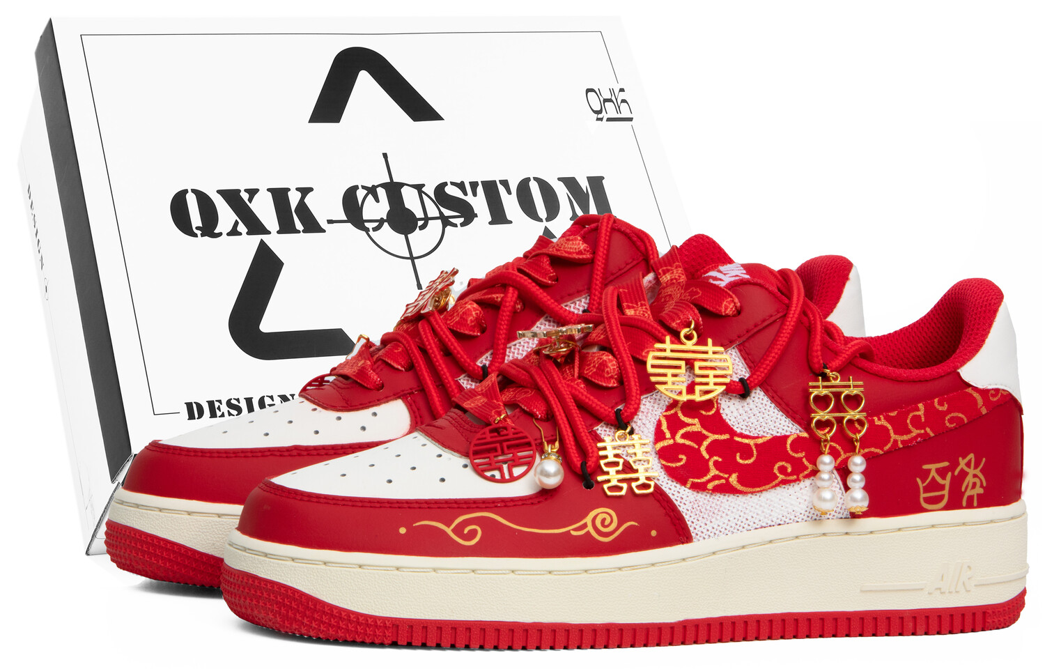 

Обувь для скейтбординга Nike Air Force 1 унисекс, red
