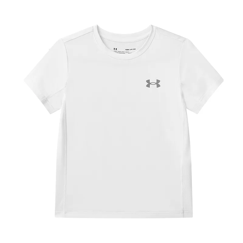 Футболка для тренировок подростковая быстросохнущая Under Armour, Refreshing White[Quick Dry Breathable Antibacterial]