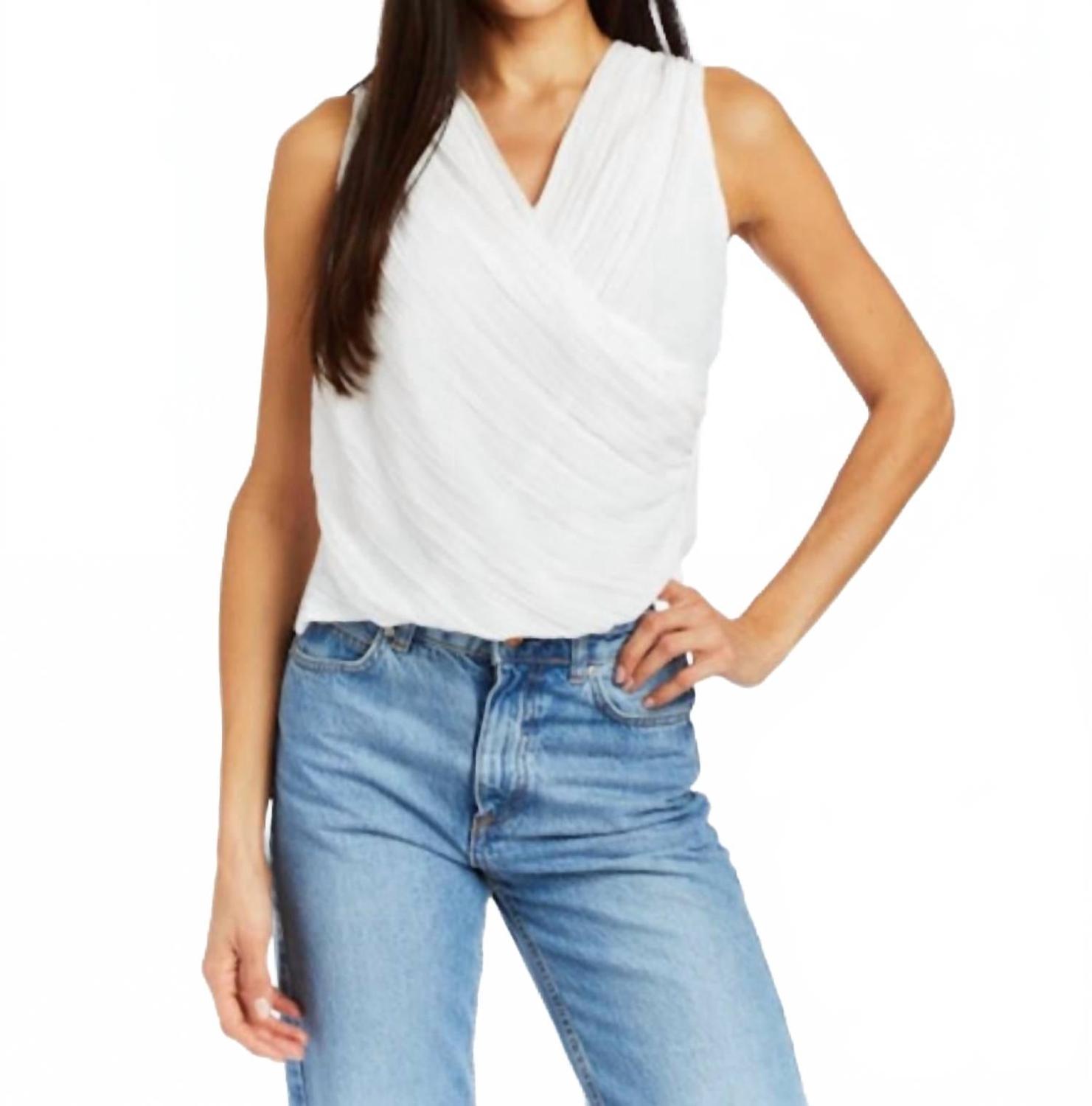 

Топ Maise цвета слоновой кости DREW