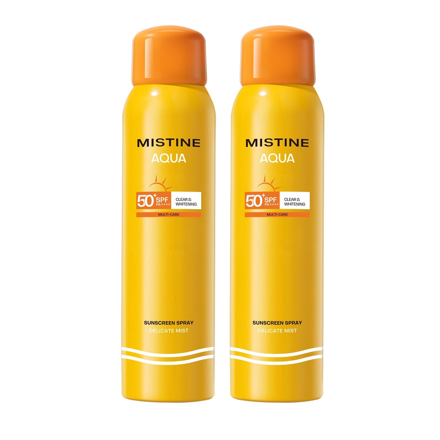 

Mistine Отбеливающий солнцезащитный спрей для ухода за кожей waterproof and sweatproof освежающий успокаивающий