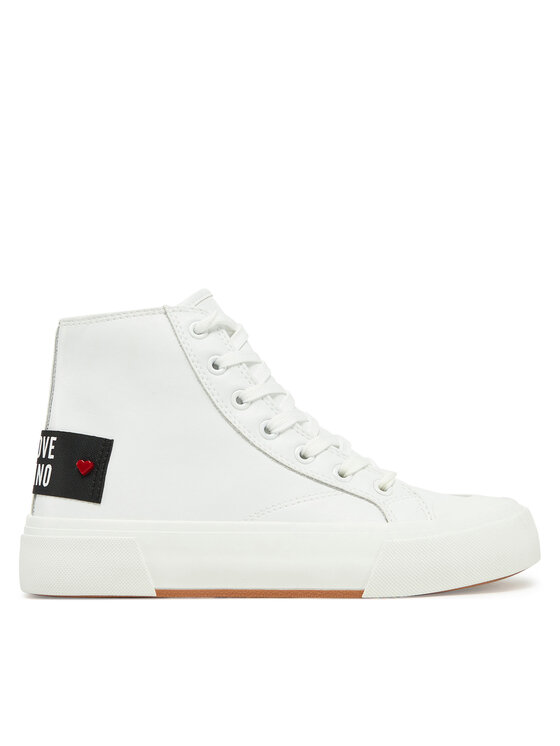 Тканевые кроссовки JA15022G1MIA0100 Love Moschino, белый