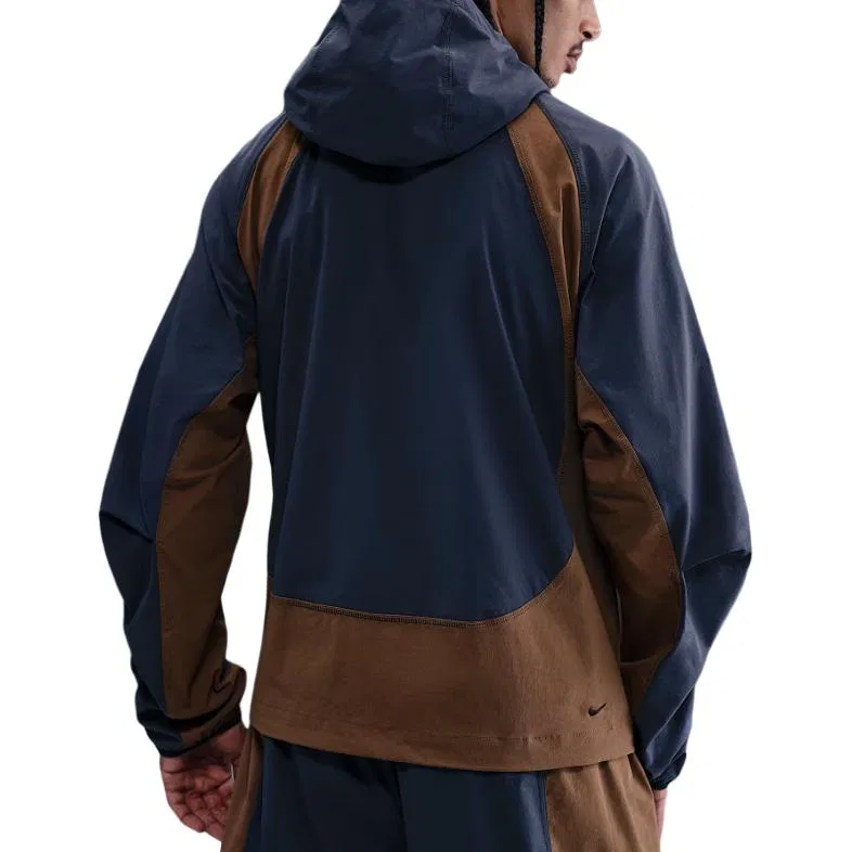 Куртка мужская Tech Dri FIT Woven Color Block Windrunner свободного кроя Nike, Thunder Blue — фото 3