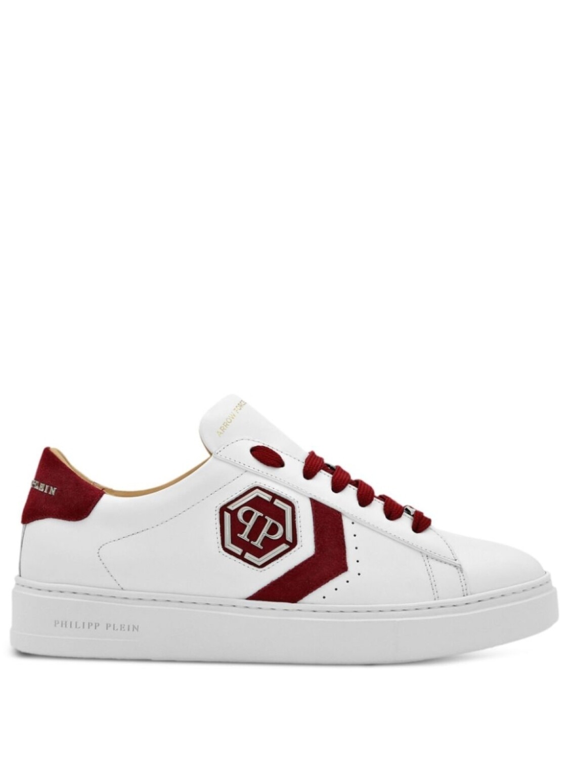 

Philipp Plein кроссовки кожаные Lo-Top, белый