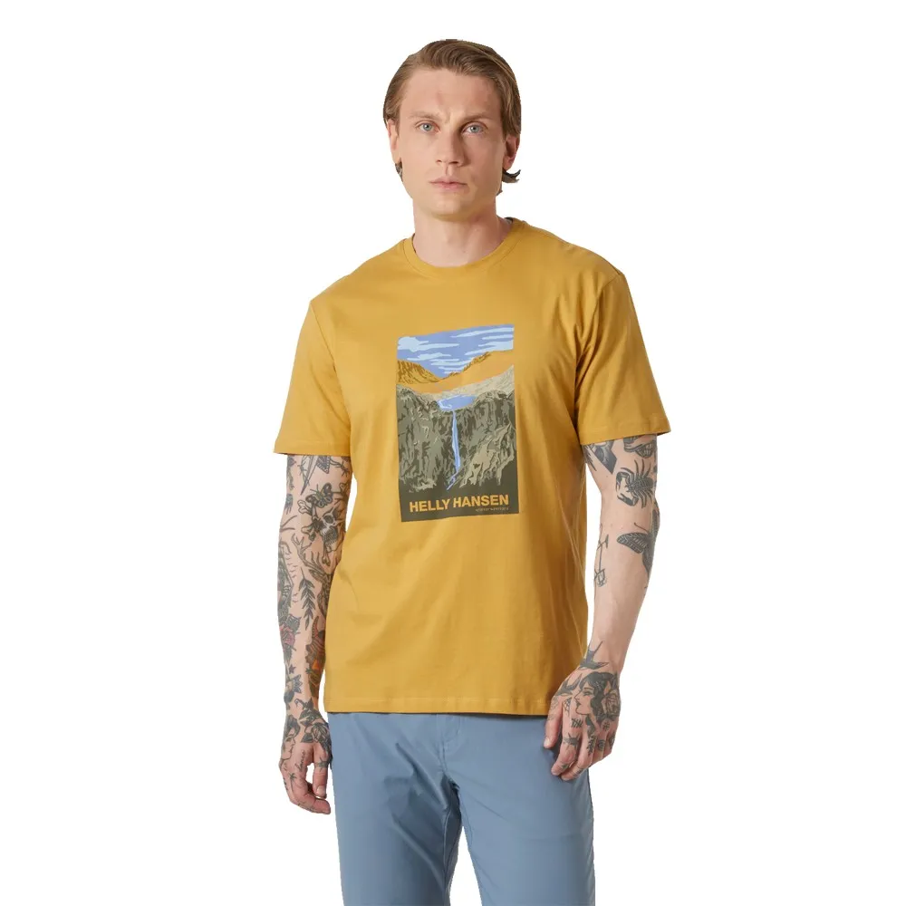 

Футболка с коротким рукавом Helly Hansen Massif Graphic, желтый