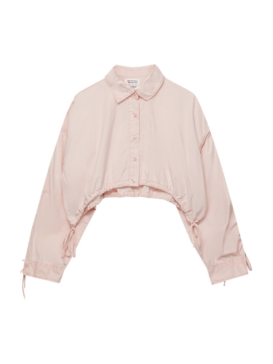 

Рубашка Pull&Bear Blouse, темно-розовый
