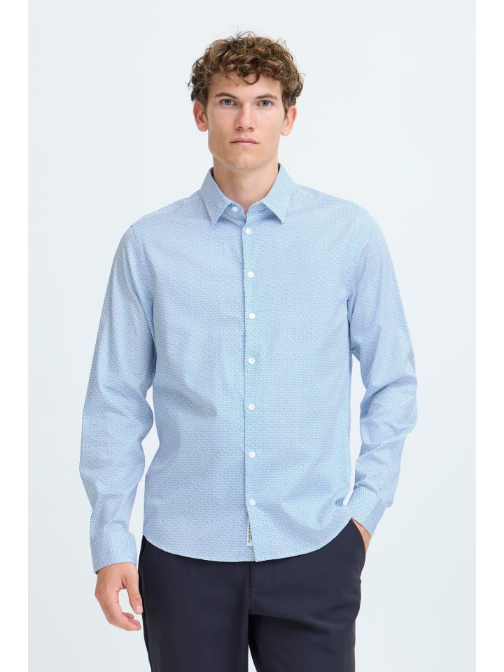 

CASUAL FRIDAY Деловая рубашка CFFridi синего цвета