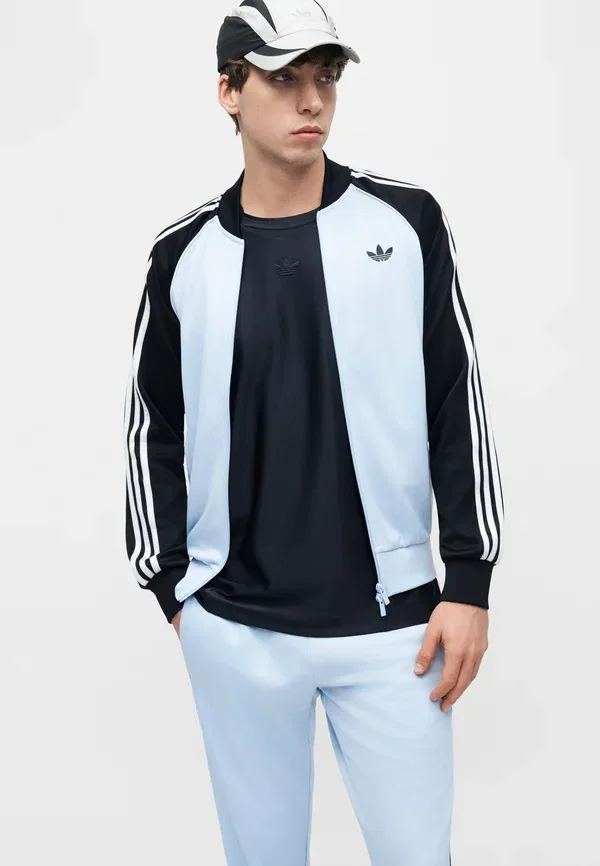 Спортивные штаны Adidas Originals Sst tp, небесно-голубой — фото 4