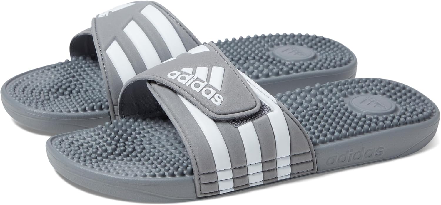 

Мужские шлепанцы Adidas Adissage, белый/серый