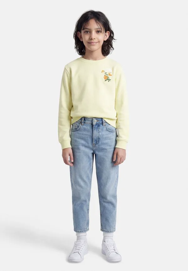 Свитшот flora relaxed crew с графическим принтом The North Face, Lemon Mist