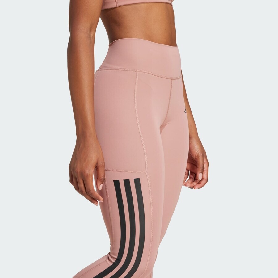 Леггинсы ADIDAS PERFORMANCE Skinny Workout Pants Optime, цвет pastel red — фото 4