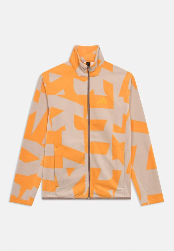 Флисовая куртка унисекс Adidas Terrex, Taupe/Pure Tangerine