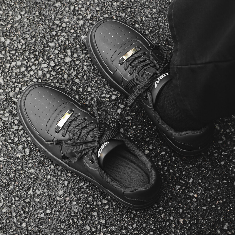 

Кеды мужские, обувь для скейтбординга низкая Ihboz, черный